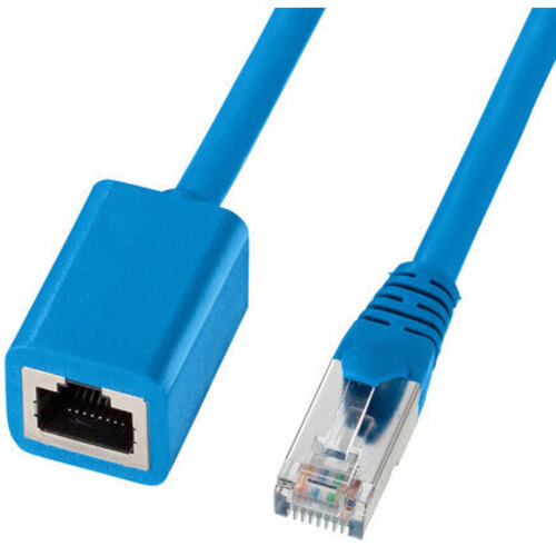 カテゴリ６ＳＴＰ延長ＬＡＮケーブル（ブルー・２ｍ）　ＫＢ－ＳＴＰ６ＥＸ－０２ＢＬ　■お取り寄せ品