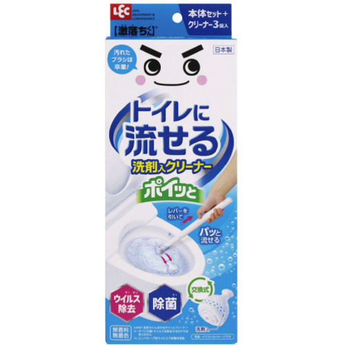 激落ちくん　トイレに流せるポイッとクリーナー