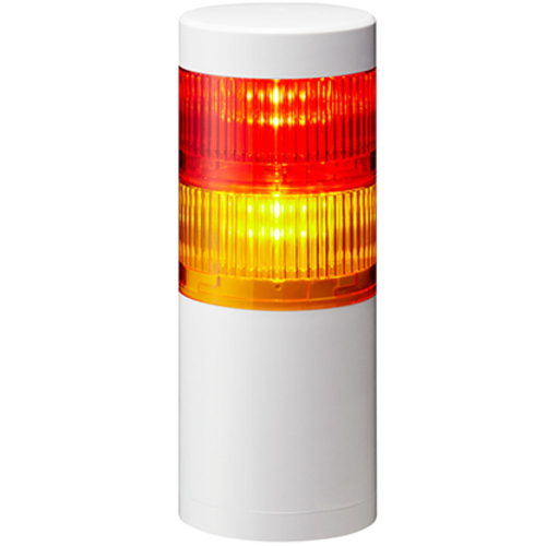 ＬＲ７シグナル・タワー積層信号灯Φ７０　ＬＲ７－２０２ＷＪＮＷ－ＲＹ　■お取り寄せ品