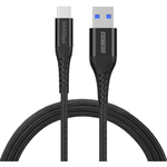 ＵＳＢ３．０　Ｔｙｐｅ－Ａ　ｔｏ　Ｃ　ケーブル　（３６Ｗ出力　／　５Ｇｂｐｓ　／　２．０ｍ）　ブラック　■お取り寄せ品
