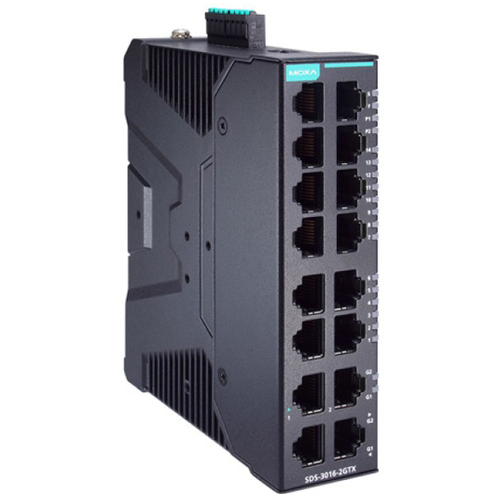 産業用　１４＋２Ｇポート　ギガビット　スマートイーサネットスイッチ　ＳＤＳ－３０１６－２ＧＴＸ　■お取り寄せ品