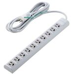 法人用タップ／３Ｐ／抜け止め／マグネット／１０個口／３．０ｍ　Ｔ－Ｈ３１０３０ＮＭ　■お取り寄せ品