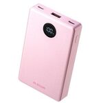 モバイルバッテリー／半固体Ｌｉ電池／１００００ｍＡｈ／ピンク　ＤＥ－Ｃ８６－１００００ＰＮ　■お取り寄せ品