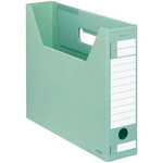 ファイルボックス　Ｄタイプスリム　Ａ４横　緑　５個