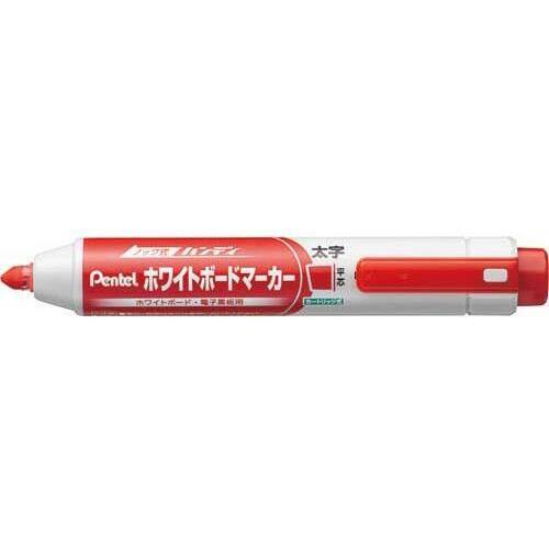 ハンディホワイトボードマーカー太字平芯　赤１０本