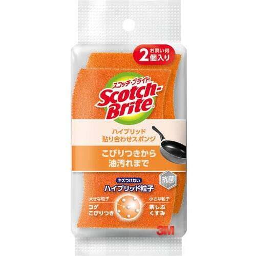 スコッチブライトハイブリッド貼合せオレンジ２個&times;５