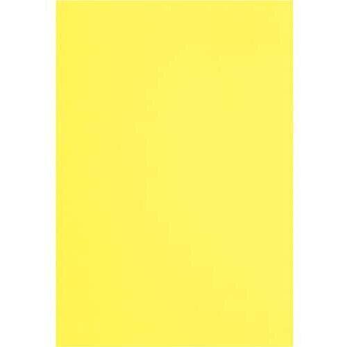 色画用紙　四つ切　レモン　５枚