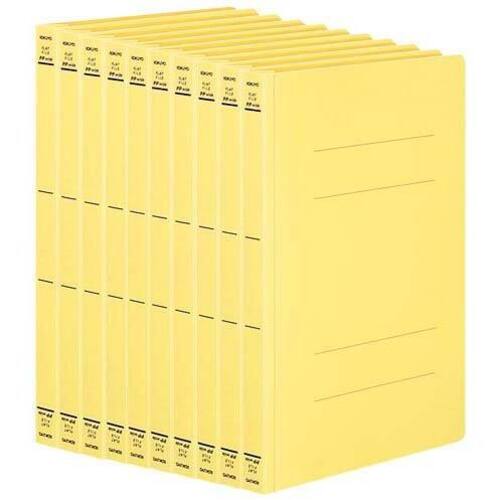 フラットファイル＜ＰＰワイド＞　Ａ４縦　黄　１０冊