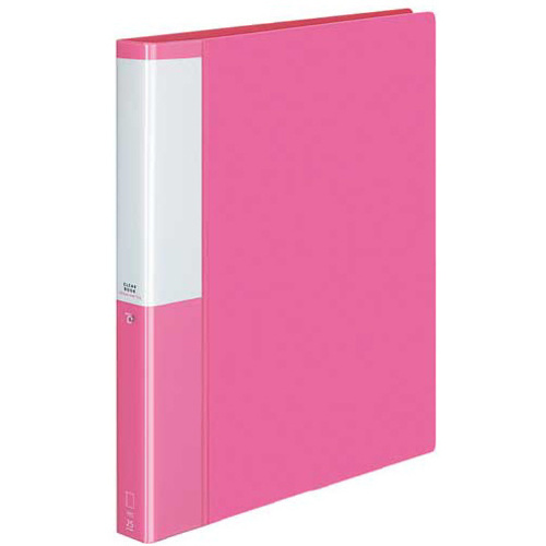 クリヤーＢポジティ替紙式桃Ａ４縦背幅３３ｍｍ