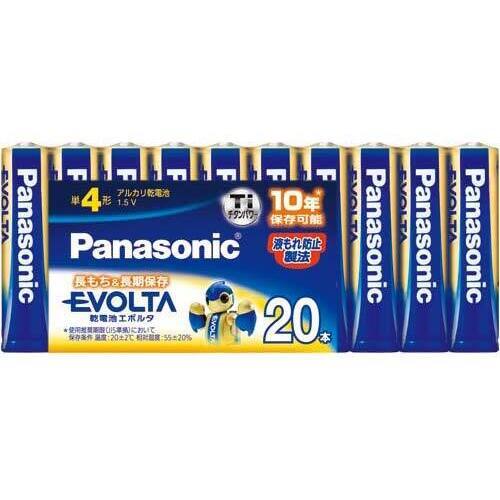 アルカリ乾電池　エボルタ　単４　２０本入