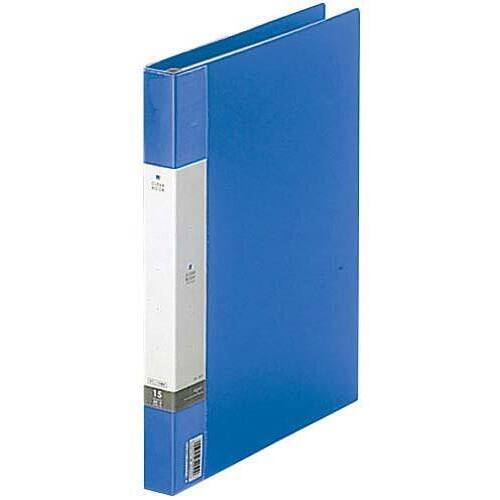 クリヤーブック交換式　青　Ａ４縦背幅２５ｍｍ１０冊