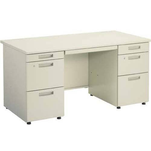 ＢＳプラス　両袖デスク　Ｗ１４００　【組立サービス付】