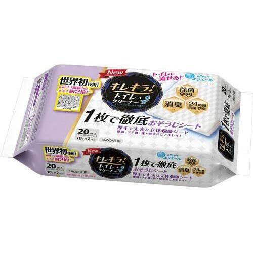 エリエールキレキラ！詰替用　２０枚入&times;１２