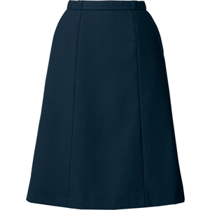 Ａラインスカート　　ネイビーストライプ　１７号　ＡＲ３８８２－１