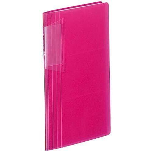 カードホルダー＜ノビータ＞１８０名用　桃&times;１０冊