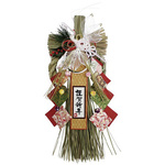 正月飾り　鶴輝飾り