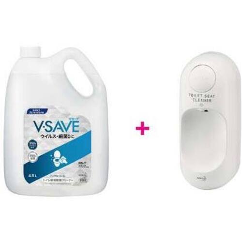 Ｖ－ＳＡＶＥ便座除菌Ｃ４．５Ｌ＋専用ディスペンサー