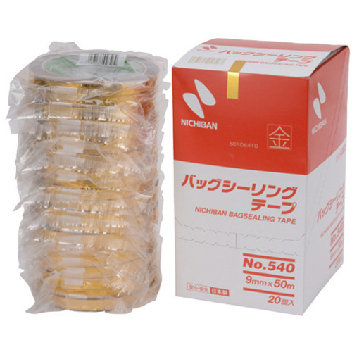 ニチバンバッグシーリングテープＰＥＴ５０ｍ金２０巻