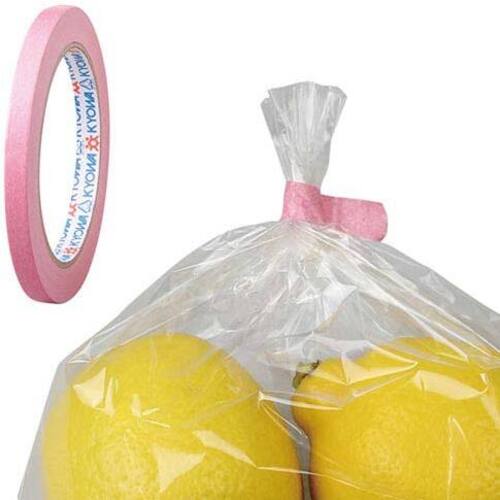 手で切れるバッグシーリングテープ紙　ピンク　２０巻