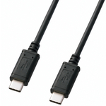 ＵＳＢ２．０　Ｔｙｐｅ　Ｃケーブル（１ｍ・ブラック）　ＫＵ－ＣＣ１０　■お取り寄せ品