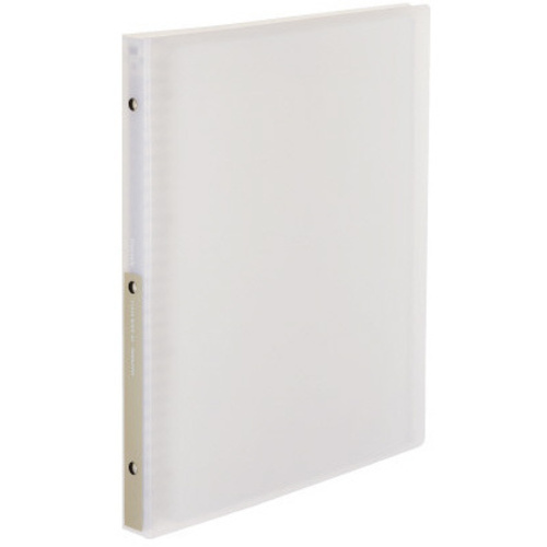 クリヤーブックグラッセル替紙式Ａ４オフホワイト５冊