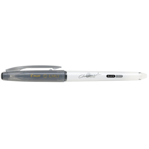 イルミリー　カラートゥーカラーボールペン　０．４ｍｍ　ブラック・グレー　１０本