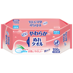 やわらかぬれタオル　１袋（１００枚入）　９２４２７　●ご注文は７個から