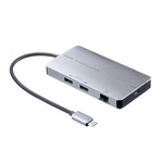 ＵＳＢ　Ｔｙｐｅ－Ｃ　ドッキングステーション　ＵＳＢ－ＤＫＭ８Ｓ　■お取り寄せ品
