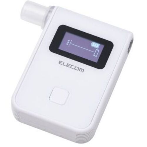 アルコールチェッカー／燃料電池センサー（圧力式）／個体識別機能付き／ホワイト　■お取り寄せ品