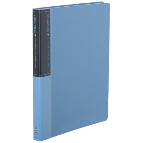 クリヤーブック　タフネス　ミドルリングＡ４　青Ｘ３