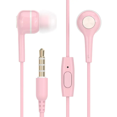 ステレオイヤホン／カナル／マイク付／１．２ｍ／シェルピンク　ＯＷＬ－ＥＰＭＣ０４－ＰＫ　■お取り寄せ品
