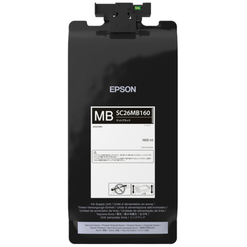 ＳｕｒｅＣｏｌｏｒ用　インクパック／マットブラック（１６００ｍｌ）　ＳＣ２６ＭＢ１６０　■お取り寄せ品
