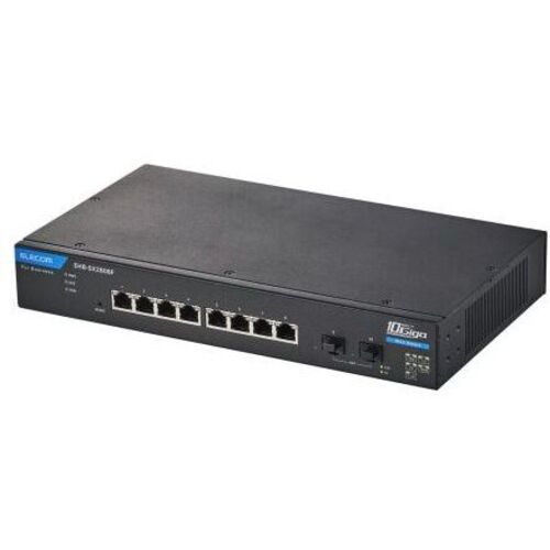 法人用Ｗｅｂスマートスイッチングハブ／ＭｕｌｔｉＧｉｇａｂｉｔ対応／１０Ｇｂｐｓ／８ポート／３年保証　■２営業日内届