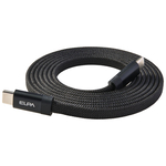 マグピタ　マグネットＵＳＢケーブル　平形　フラット　ＰＤ６０Ｗ　Ｃ　ｔｏ　Ｃ　１．５ｍ　ブラック　■お取り寄せ品