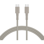 シリコンケーブル　ＵＳＢ－Ｃ　－　ＵＳＢ－Ｃ　２ｍ　ラテグレージュ　ＭＯＴ－ＳＣＢＣＣＧ２００－ＧＹ　■お取り寄せ品