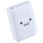 モバイルバッテリー／震えるバッテリー／２０Ｗ／しろちゃん　ＤＥ－Ｃ７８Ｌ－１００００ＷＦ　■お取り寄せ品