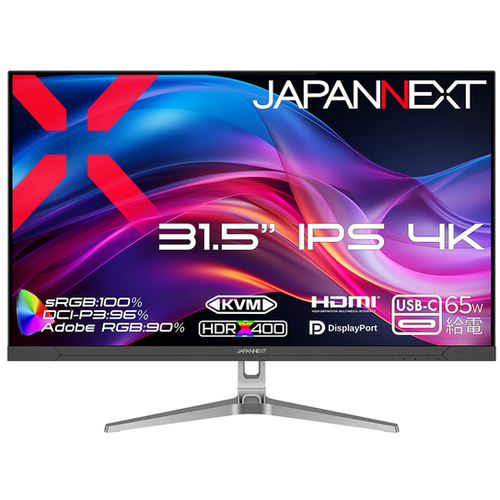 液晶ディスプレイ　３１．５型／３８４０&times;２１６０／ブラック　ＪＮ－ＥｉＢ３１５Ｕ－Ｃ６　■２営業日内届