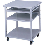 プリンタラック　Ｗ６００&times;Ｄ６００&times;Ｈ７００　ホワイトグレー　ＲＰＸ－６６０Ａ　■お取り寄せ品