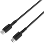 ＵＳＢ充電＆同期ケーブル　１ｍ　Ｃ－Ｃ　ＵＳＰ－ＰＤ対応　１００Ｗ　ブラック　■お取り寄せ品