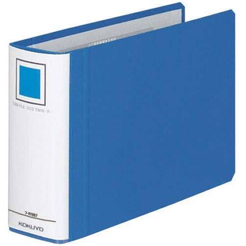 チューブファイル　エコツインＲ青Ａ５横背幅６５ｍｍ１－３冊