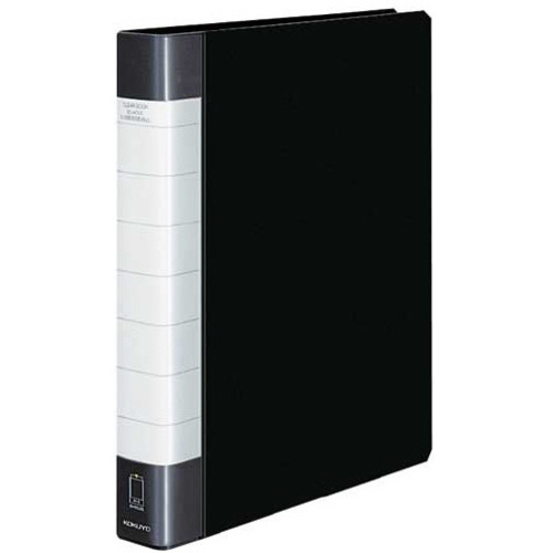 クリヤーブックタフボディ黒Ａ４縦背幅３８ｍｍ