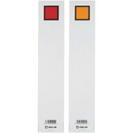 キングファイル背見出紙　Ａ４縦４０ｍｍ用赤／黄　省　【お取り寄せ品】５営業日以内届