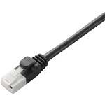 ＥＵ　ＲｏＨＳ指令準拠　ツメ折れ防止ＬＡＮケーブル（Ｃａｔ６）／３．０ｍ／ブラック　■お取り寄せ品