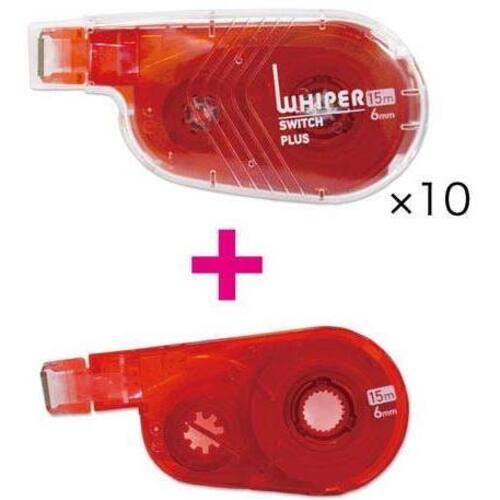 ホワイパースイッチ６ｍｍ　本体１０個＋詰替１個