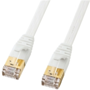 ＣＡＴ７ウルトラフラットＬＡＮケーブル（５ｍ・ホワイト）　ＫＢ－ＦＬＵ７－０５Ｗ　■お取り寄せ品