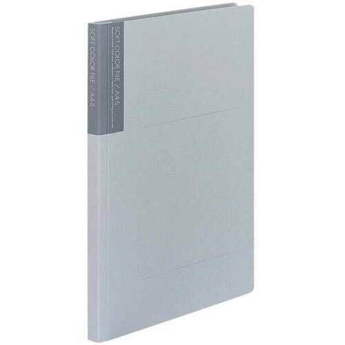 ソフトカラーファイル　Ａ４縦　グレー　１０冊