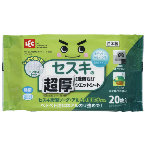 激落ちくん　セスキ超厚ウエットシート　２０枚&times;６