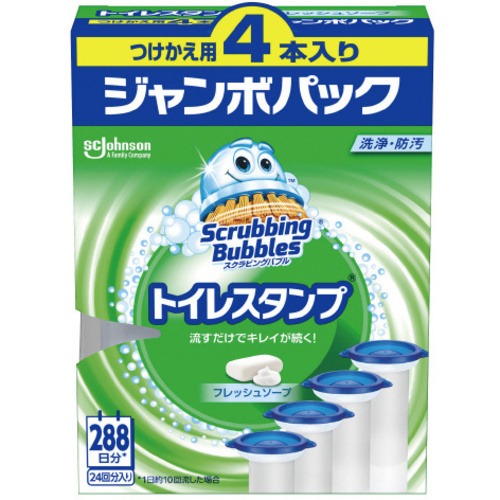 スクラビングバブルトイレスタンプＦソープ替４Ｐ&times;６