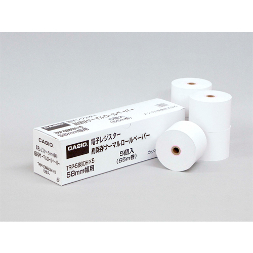 レジスター用高保存ロールペーパー　ＴＲＰ－５８８０ＨＸ５　■お取り寄せ品