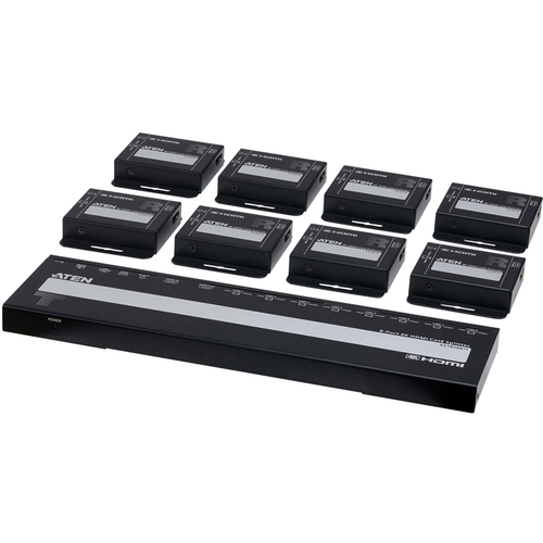 ８　Ｐｏｒｔ　４Ｋ　ＨＤＭＩ　分配延長器セット　ＶＳ１８２８ＫＩＴ　■お取り寄せ品